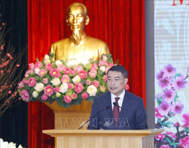 Tổng Bí thư Nguyễn Phú Trọng gặp mặt, chúc Tết tại Văn phòng Trung ương Đảng