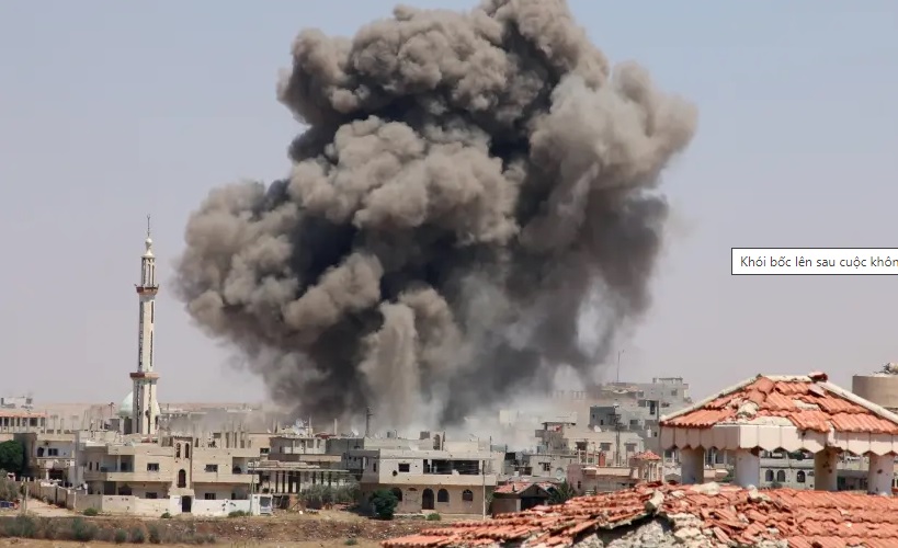 Israel phóng tên lửa vào biên giới Syria