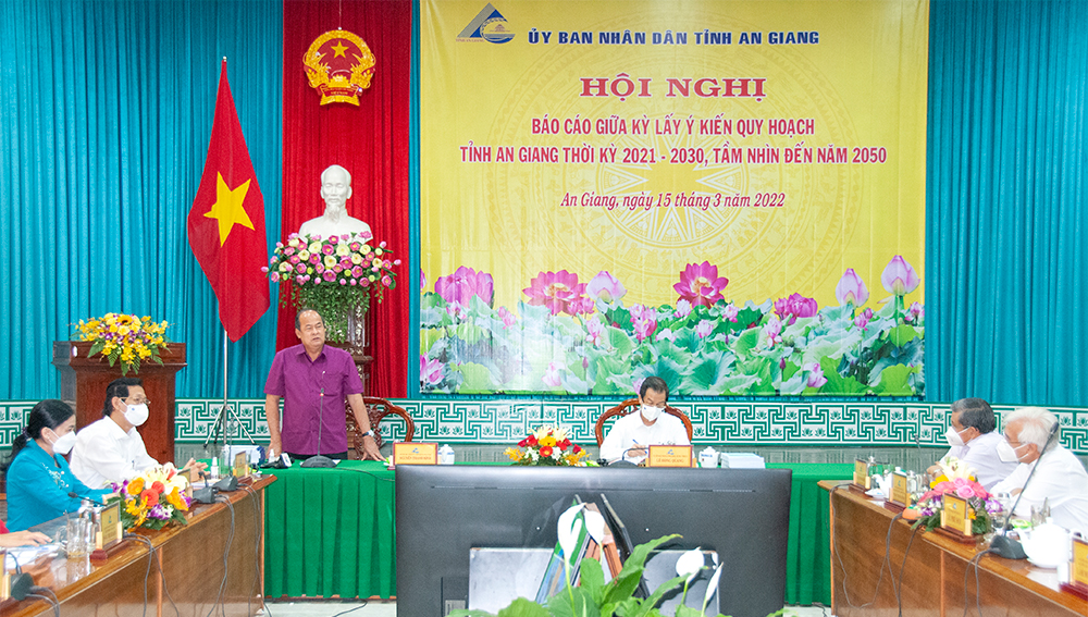 Quy hoạch tỉnh An Giang phù hợp với thế mạnh, tiềm năng, thống nhất với quy hoạch vùng và cả nước