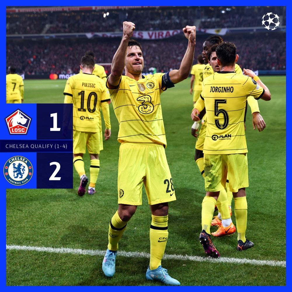 Chelsea vượt khó, đoạt vé tứ kết Champions League