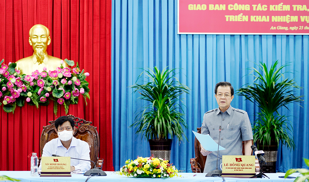 Hội nghị toàn quốc giao ban công tác kiểm tra, giám sát quý I và triển khai nhiệm vụ quý II/2022