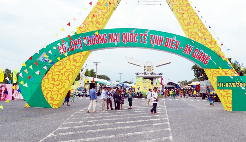 Có 124 đơn vị, doanh nghiệp tham gia Hội chợ Thương mại Quốc tế Tịnh Biên – An Giang năm 2022