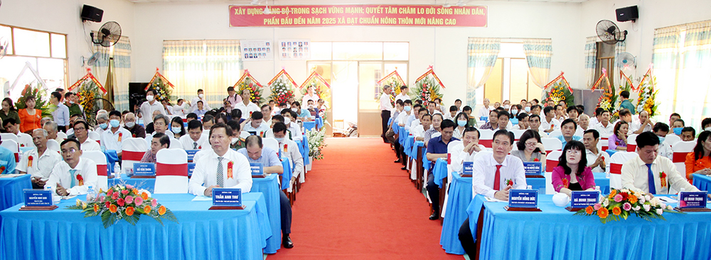 Xã An Thạnh Trung đạt chuẩn nông thôn mới
