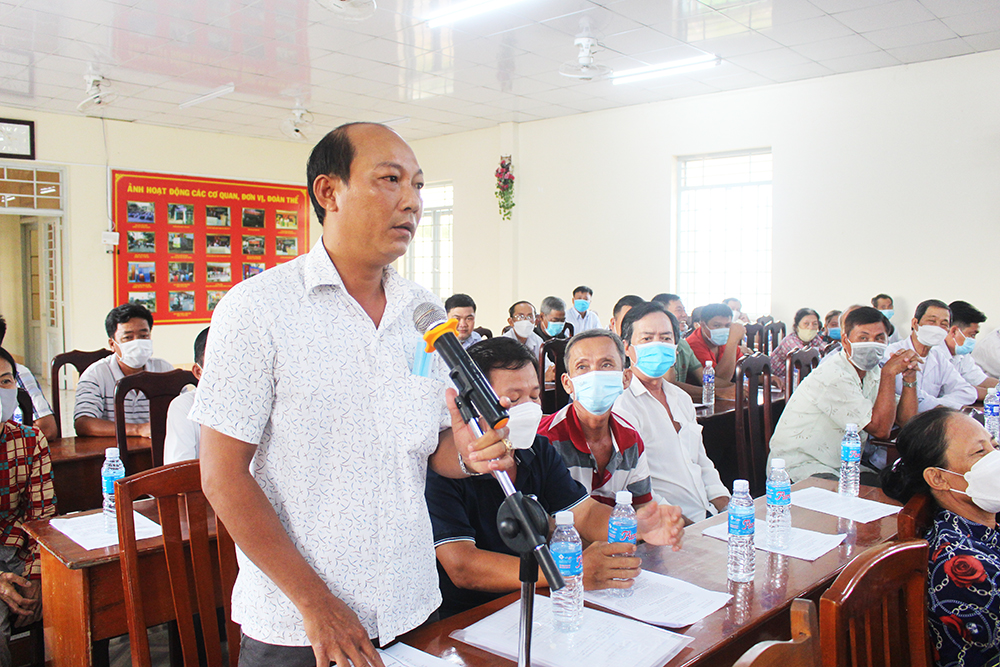 Ban Thường vụ Huyện ủy Thoại Sơn tổ chức Diễn đàn “Lắng nghe dân nói” tại thị trấn Phú Hòa và xã Tây Phú