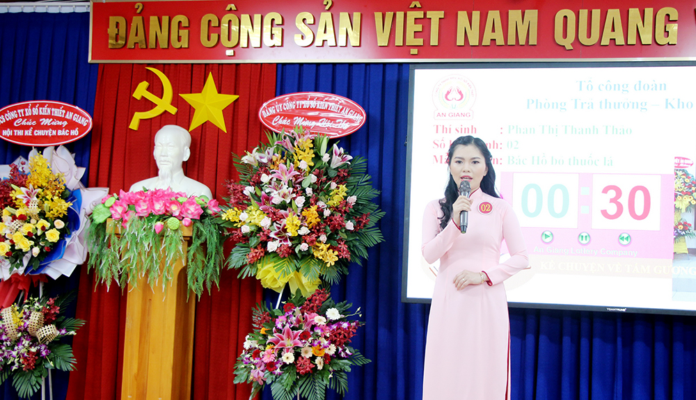 Công ty TNHH MTV Xổ số kiến thiết An Giang tổ chức Hội thi kể chuyện về tấm gương đạo đức Hồ Chí Minh