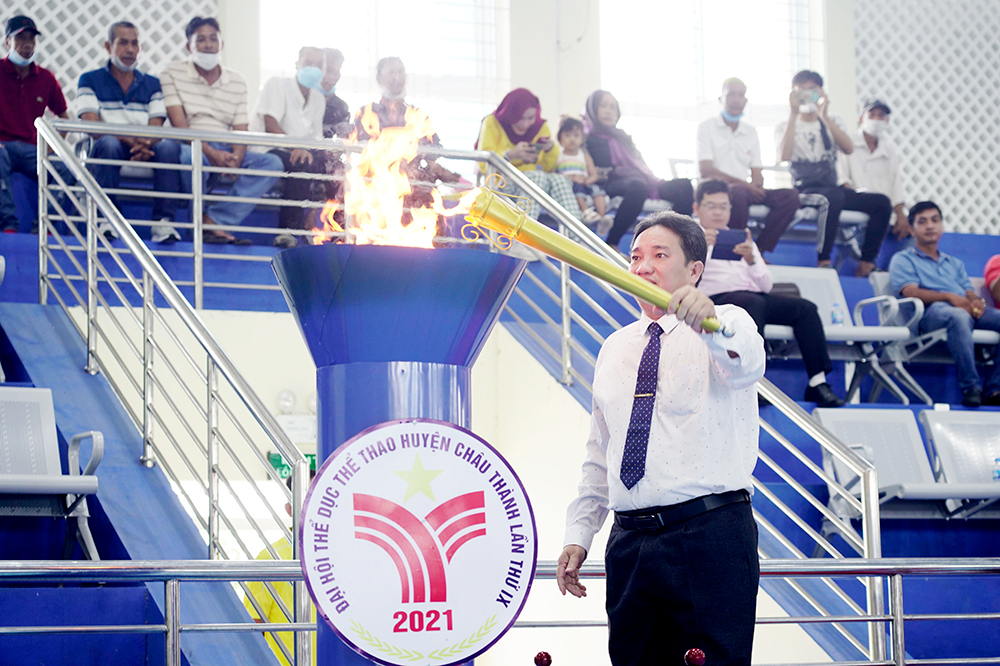 Khai mạc Đại hội Thể dục- thể thao huyện Châu Thành lần thứ IX/2021