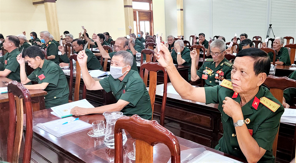 Đại hội đại biểu Hội Cựu chiến binh TP. Châu Đốc