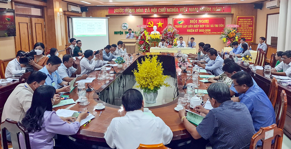 Thành lập Liên hiệp Hợp tác xã Tri Tôn