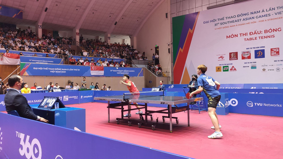 Việt Nam giành quyền chơi chung kết môn bóng bàn SEA Games 31 nội dung đơn nam