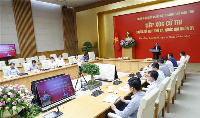 Thủ tướng Phạm Minh Chính tiếp xúc cử tri thành phố Cần Thơ