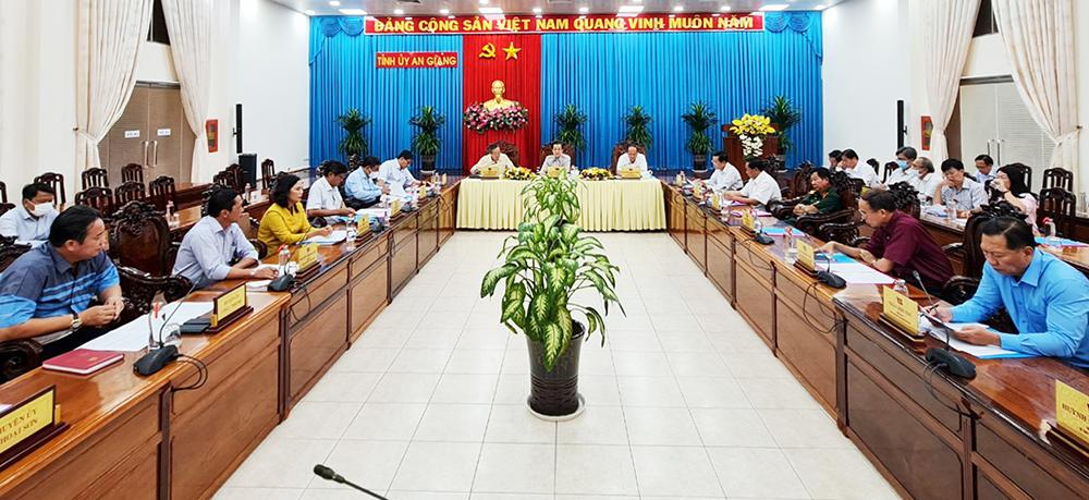 Họp đánh giá công tác chuẩn bị kỷ niệm 190 năm thành lập tỉnh An Giang