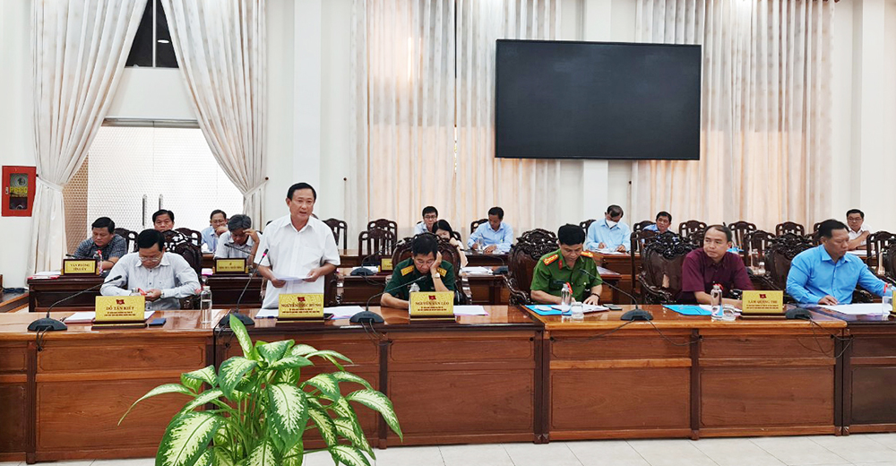 Họp đánh giá công tác chuẩn bị kỷ niệm 190 năm thành lập tỉnh An Giang