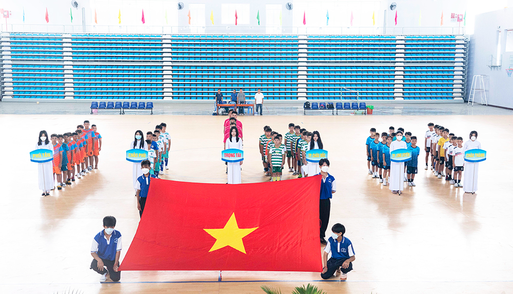 Khai mạc Giải bóng đá 5 người học sinh tiểu học tỉnh An Giang năm 2022