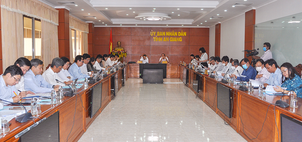 UBND tỉnh An Giang làm việc với Đại học Quốc gia TP. Hồ Chí Minh về kế hoạch hợp tác năm 2022