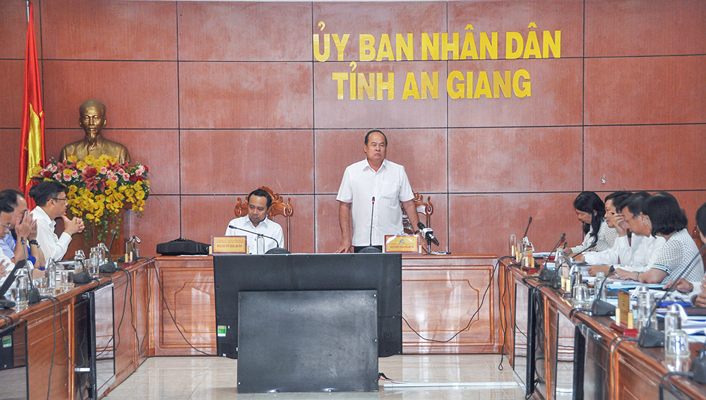 UBND tỉnh An Giang làm việc với Đại học Quốc gia TP. Hồ Chí Minh về kế hoạch hợp tác năm 2022