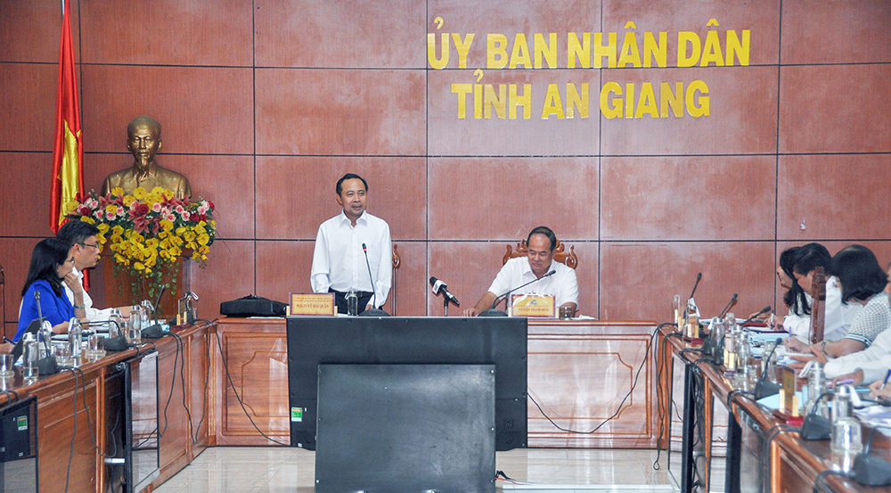 UBND tỉnh An Giang làm việc với Đại học Quốc gia TP. Hồ Chí Minh về kế hoạch hợp tác năm 2022