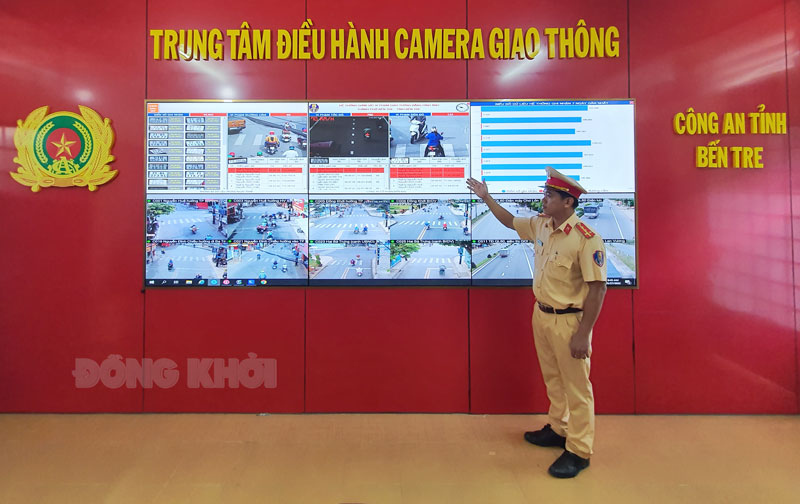 Bến Tre: Ứng dụng camera AI trong hệ thống giám sát giao thông