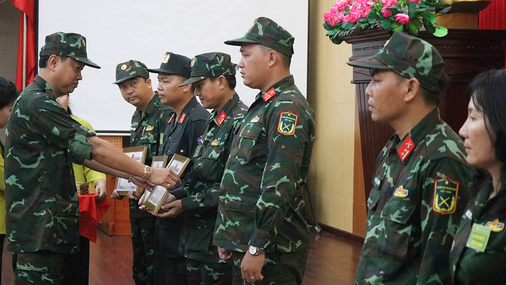 Diễn tập khu vực phòng thủ huyện Châu Phú năm 2022