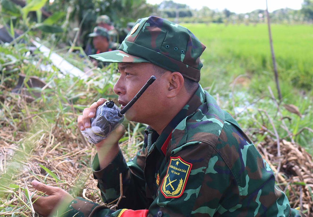 Diễn tập khu vực phòng thủ huyện Châu Phú năm 2022