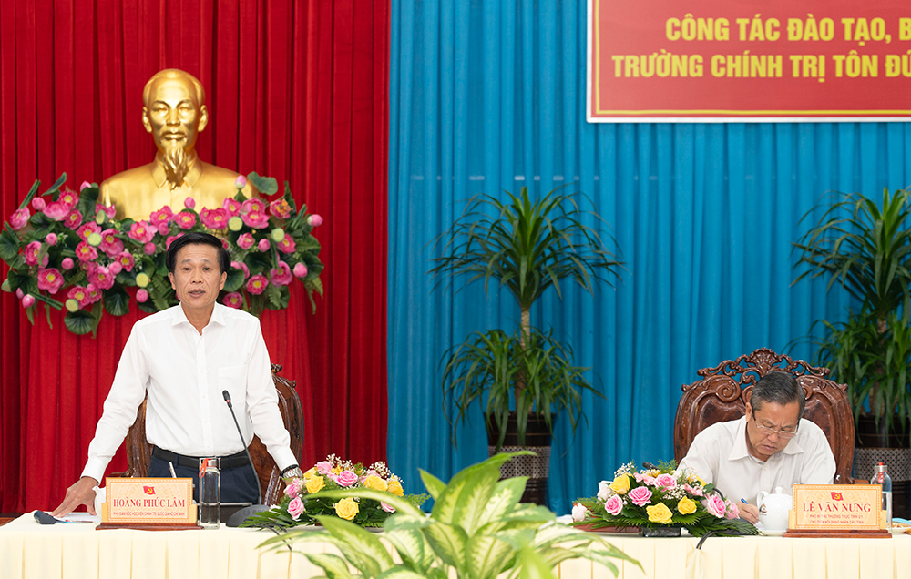 Tỉnh ủy An Giang và Học viện Chính trị quốc gia Hồ Chí Minh phối hợp nâng cao chất lượng công tác đào tạo, bồi dưỡng cán bộ