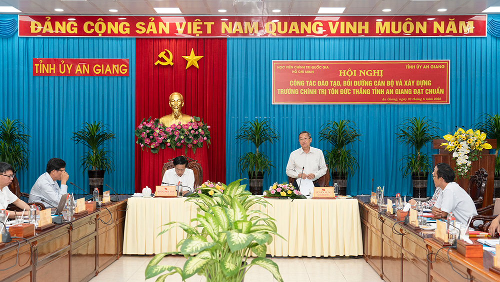 Tỉnh ủy An Giang và Học viện Chính trị quốc gia Hồ Chí Minh phối hợp nâng cao chất lượng công tác đào tạo, bồi dưỡng cán bộ