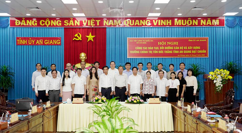 Tỉnh ủy An Giang và Học viện Chính trị quốc gia Hồ Chí Minh phối hợp nâng cao chất lượng công tác đào tạo, bồi dưỡng cán bộ