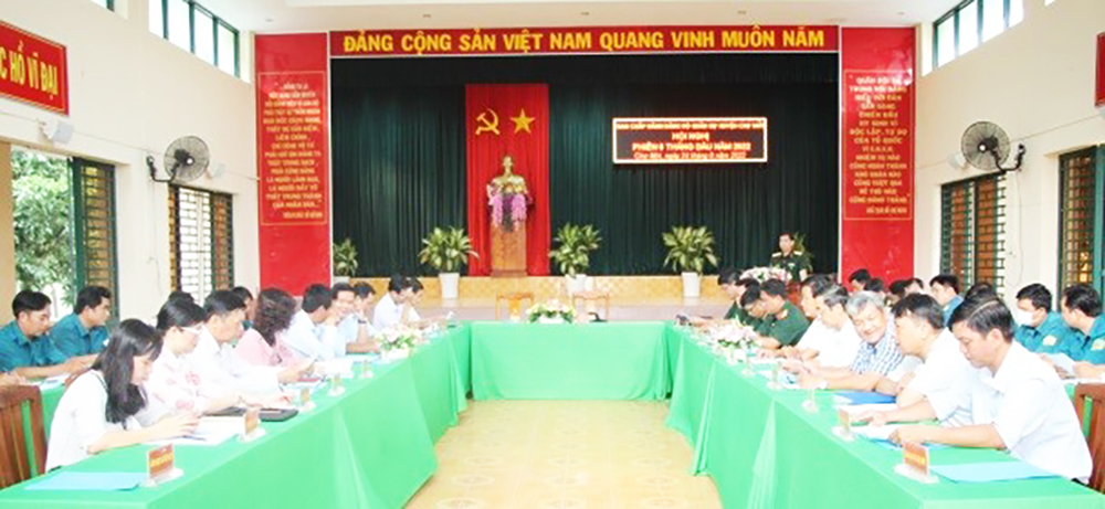 Đảng ủy Quân sự huyện Chợ Mới xây dựng đơn vị vững mạnh toàn diện “Mẫu mực, tiêu biểu”
