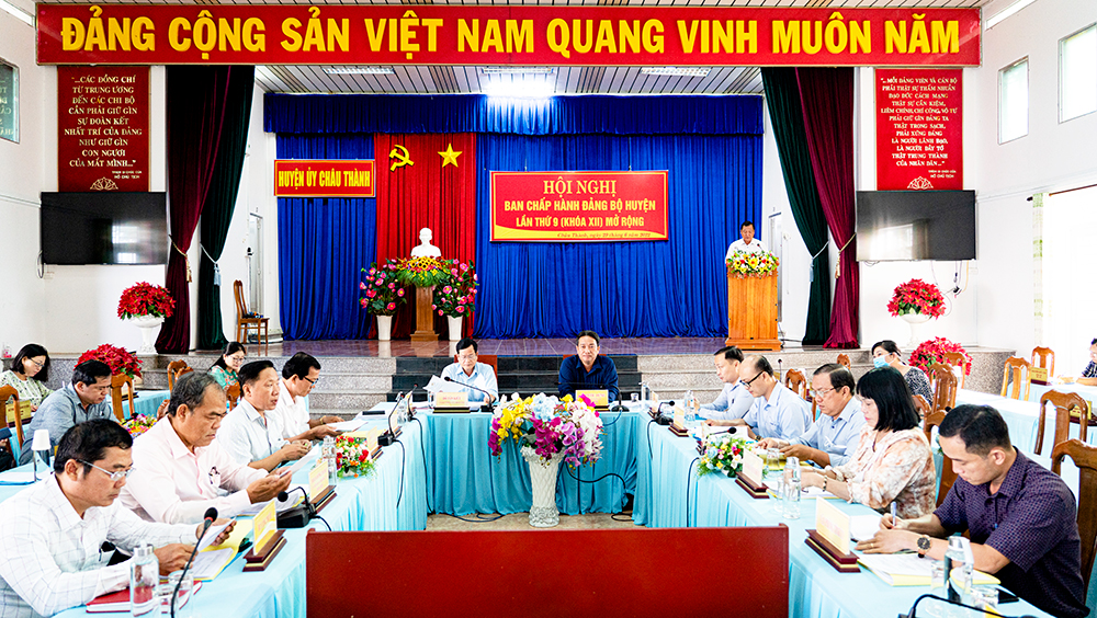 Châu Thành nỗ lực thực hiện thắng lợi nhiệm vụ chính trị