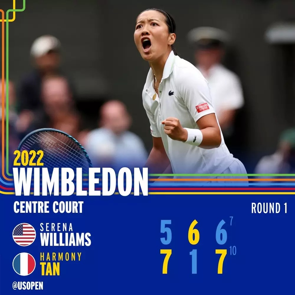 Nữ tay vợt gốc Việt gây địa chấn khi hạ Serena Williams ở Wimbledon