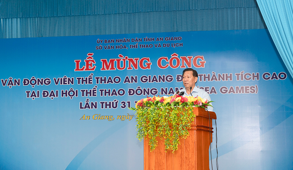 Biểu dương, khen thưởng các vận động viên An Giang đạt thể thao thành tích cao tại SEA Games 31