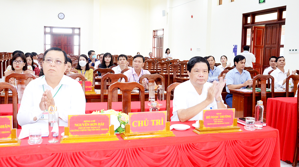 Trường Chính trị Tôn Đức Thắng triển khai nhiệm vụ 6 tháng cuối năm