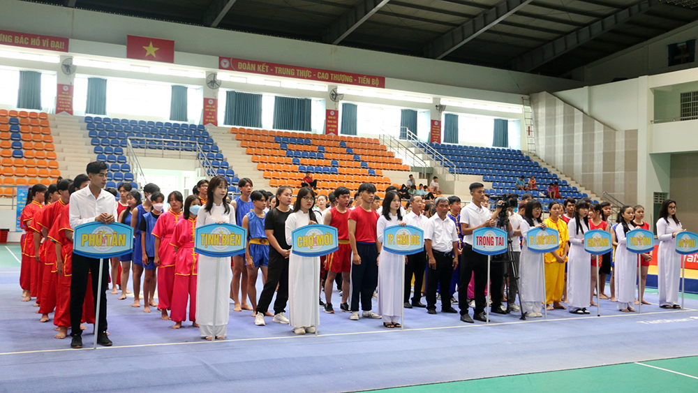 Khởi tranh môn Wushu Đại hội Thể dục - thể thao tỉnh An Giang lần IX/2022