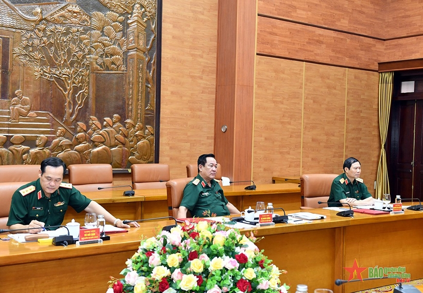 Đại tướng Phan Văn Giang chủ trì Hội nghị lãnh đạo Bộ Quốc phòng tháng 6