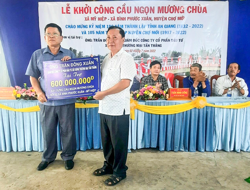 Khởi công cầu Ngọn Mương Chùa