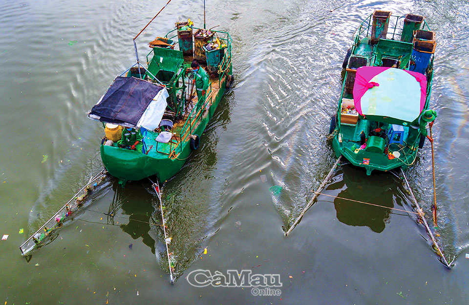 Cà Mau: Giữ sạch lòng sông