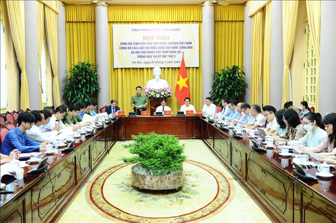 Công bố Lệnh của Chủ tịch nước về 5 Luật mới được Quốc hội thông qua