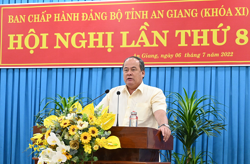 Bí thư Tỉnh ủy An Giang Lê Hồng Quang làm Trưởng ban Chỉ đạo phòng, chống tham nhũng, tiêu cực tỉnh