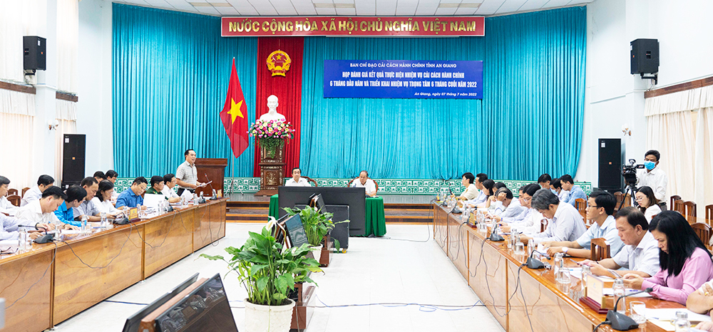An Giang triển khai nhiệm vụ cải cách hành chính trọng tâm 6 tháng cuối năm 2022