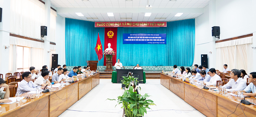 An Giang triển khai nhiệm vụ cải cách hành chính trọng tâm 6 tháng cuối năm 2022