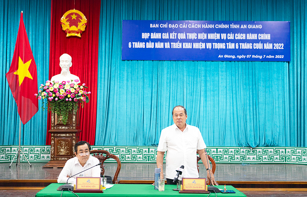 An Giang triển khai nhiệm vụ cải cách hành chính trọng tâm 6 tháng cuối năm 2022