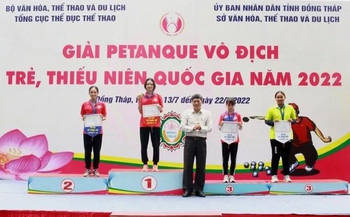 Đội Bi sắt Đồng Tháp dẫn đầu thành tích huy chương