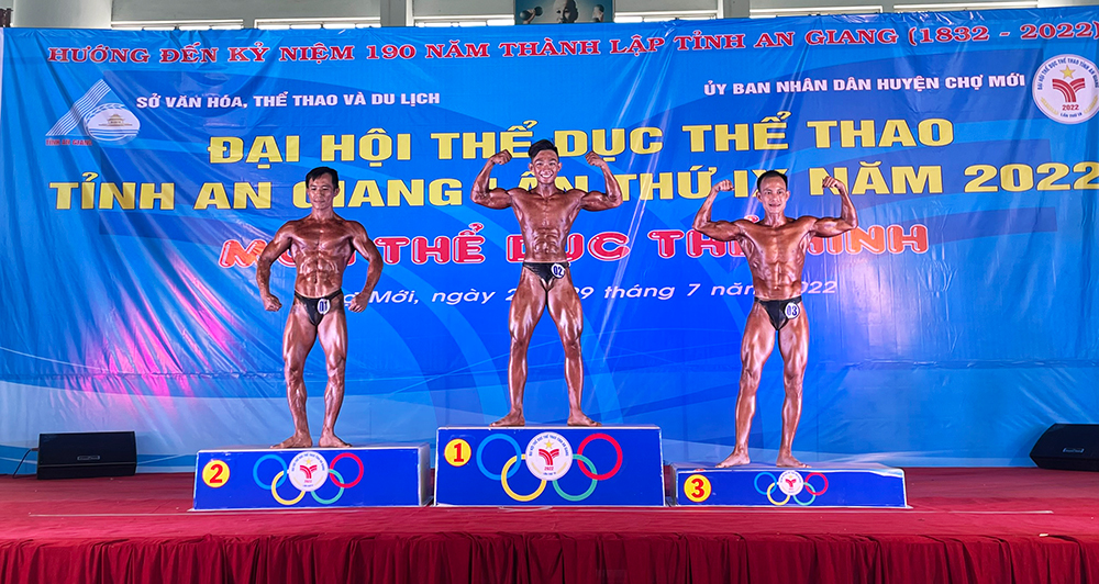 Thi đấu môn Thể dục thể hình Đại hội Thể dục- thể thao tỉnh An Giang lần IX/2022
