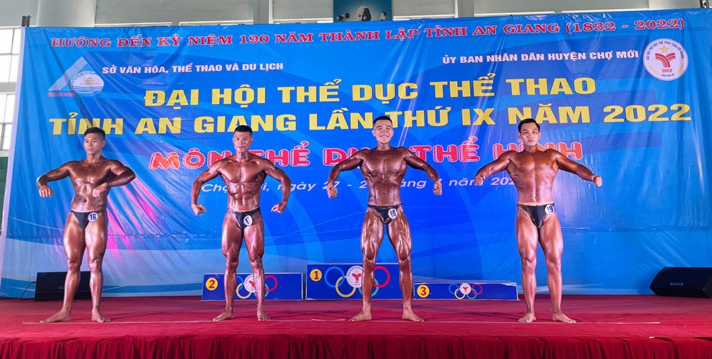 Thi đấu môn Thể dục thể hình Đại hội Thể dục- thể thao tỉnh An Giang lần IX/2022