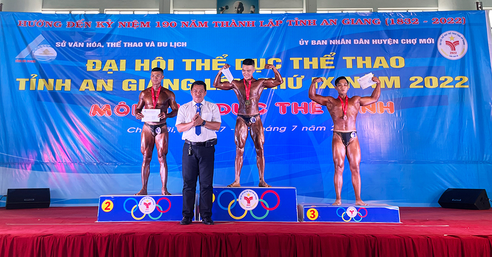 Thi đấu môn Thể dục thể hình Đại hội Thể dục- thể thao tỉnh An Giang lần IX/2022