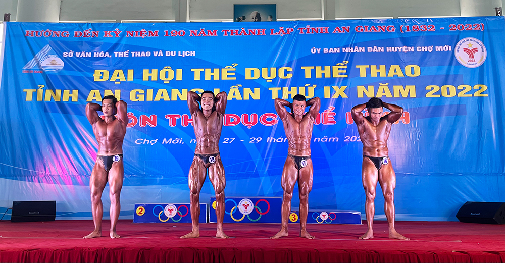 Thi đấu môn Thể dục thể hình Đại hội Thể dục- thể thao tỉnh An Giang lần IX/2022