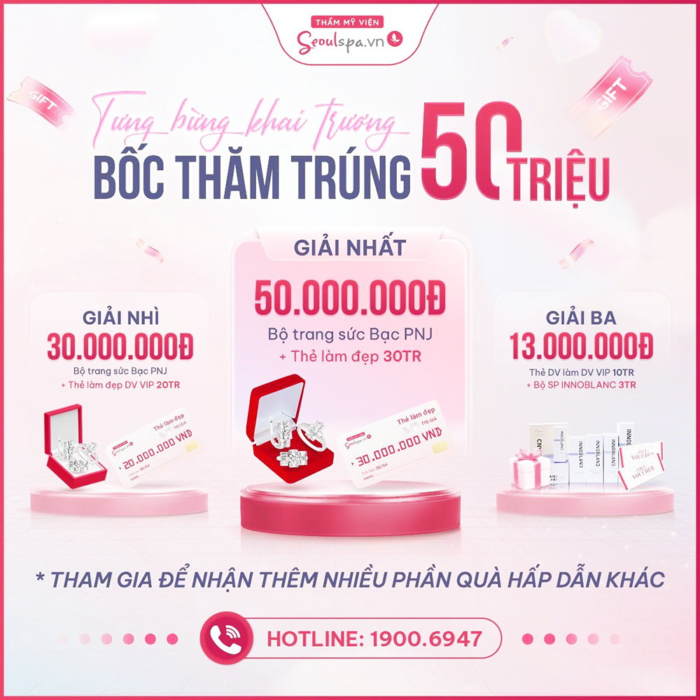 Thẩm Mỹ viện SeoulSpa.Vn Long Xuyên ưu đãi 80% mừng khai trương