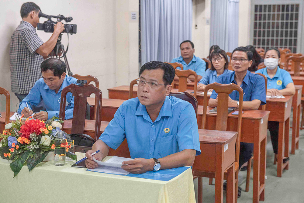 Liên đoàn Lao động tỉnh An Giang khai giảng lớp đào tạo lý luận và nghiệp vụ công tác công đoàn