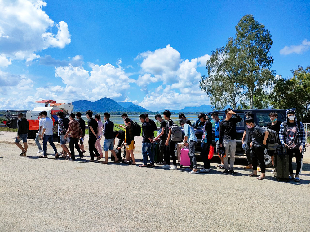 An Giang tiếp nhận 26 công dân từ Campuchia về
