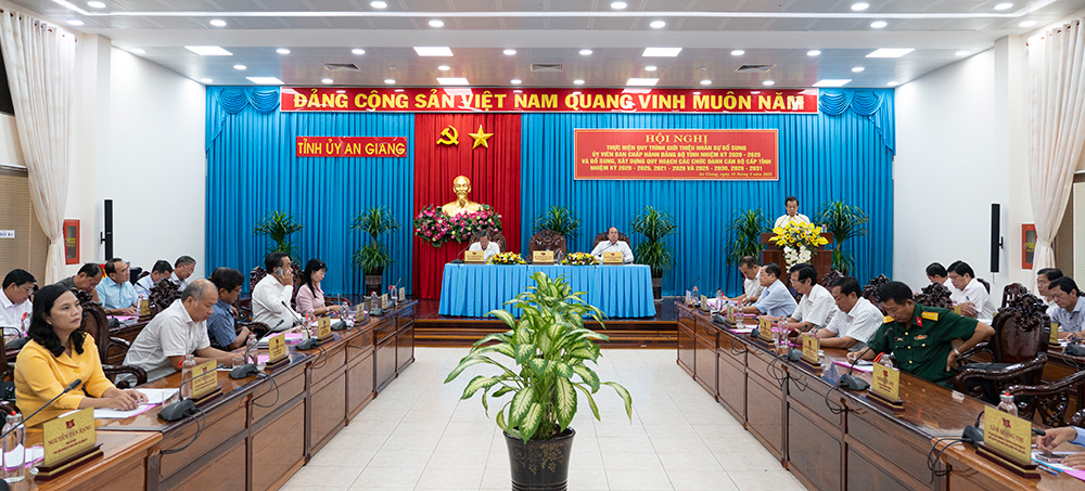 Tỉnh ủy An Giang thực hiện quy trình giới thiệu và bổ sung quy hoạch các chức danh chủ chốt cấp tỉnh