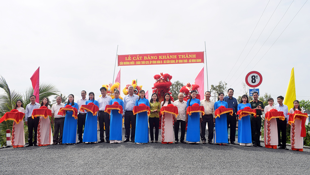 Xã Vĩnh Hanh nỗ lực xây dựng nông thôn mới